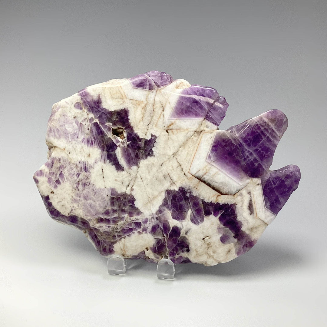Chevron Amethyst Slice - Rocks and Gems Canada