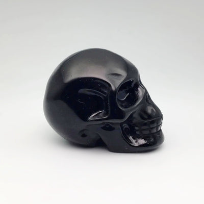 Carved Obsidian Crystal Skull