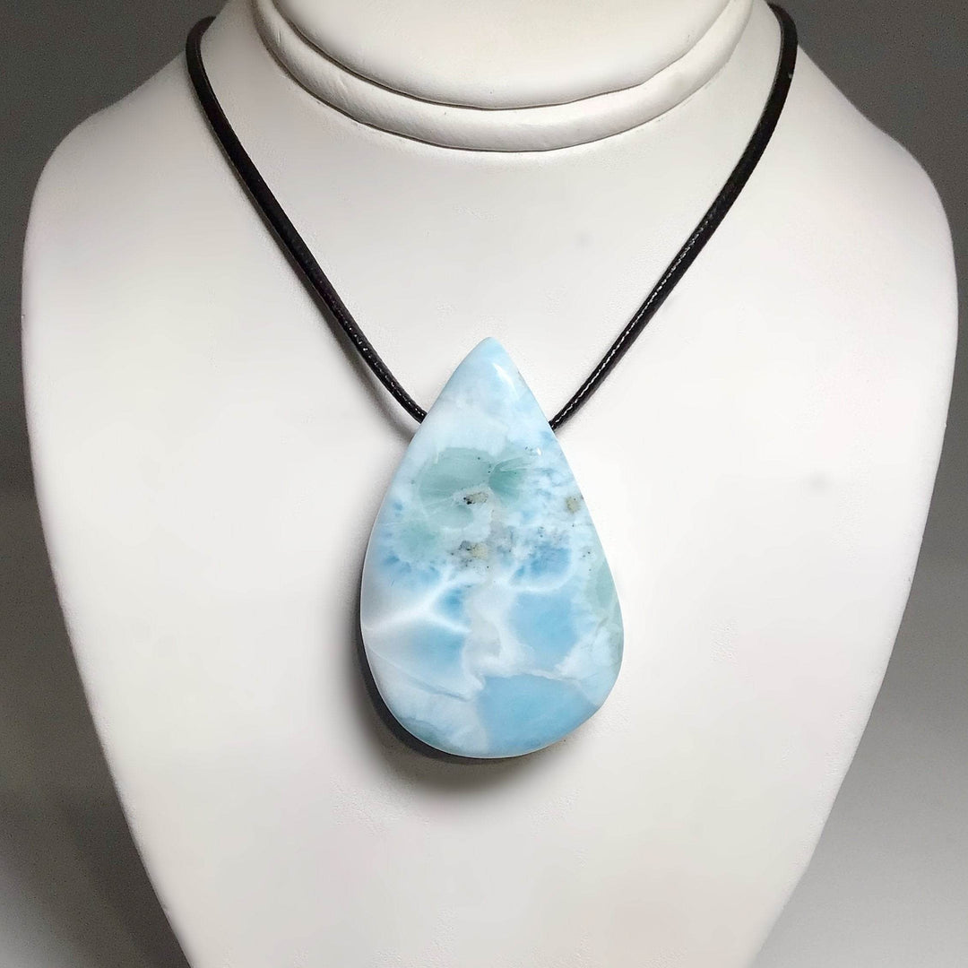 Larimar Drilled Pendant - Rocks and Gems Canada