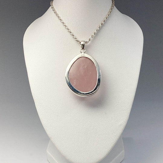 Rose Quartz Pendant - Rocks and Gems Canada
