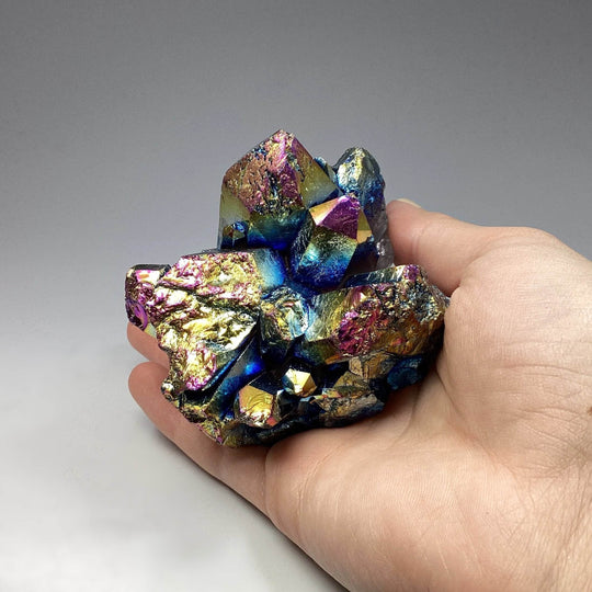 Titanium Quartz Cluster - Rocks and Gems Canada