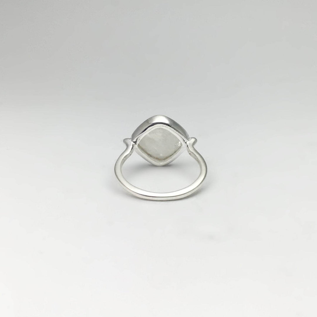 Rainbow Moonstone Ring - Rocks and Gems Canada