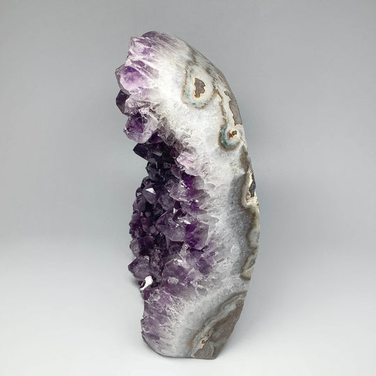 Amethyst Druze Cluster Large Stand Up - Rocks and Gems Canada