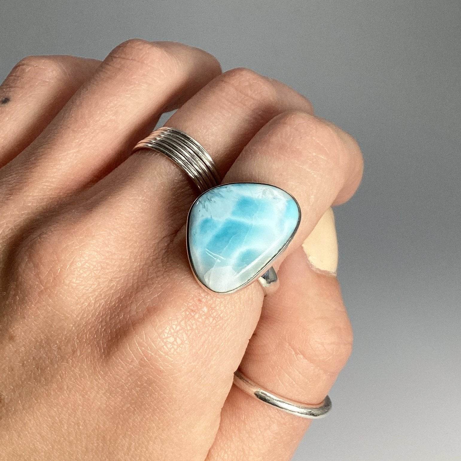Larimar Ring - Rocks and Gems Canada