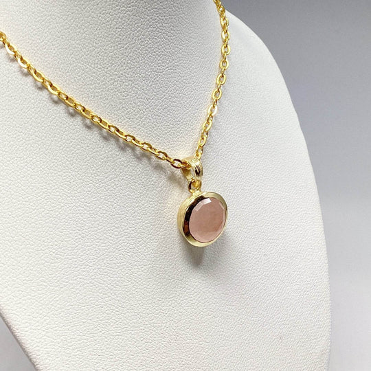Rose Quartz Pendant - Rocks and Gems Canada