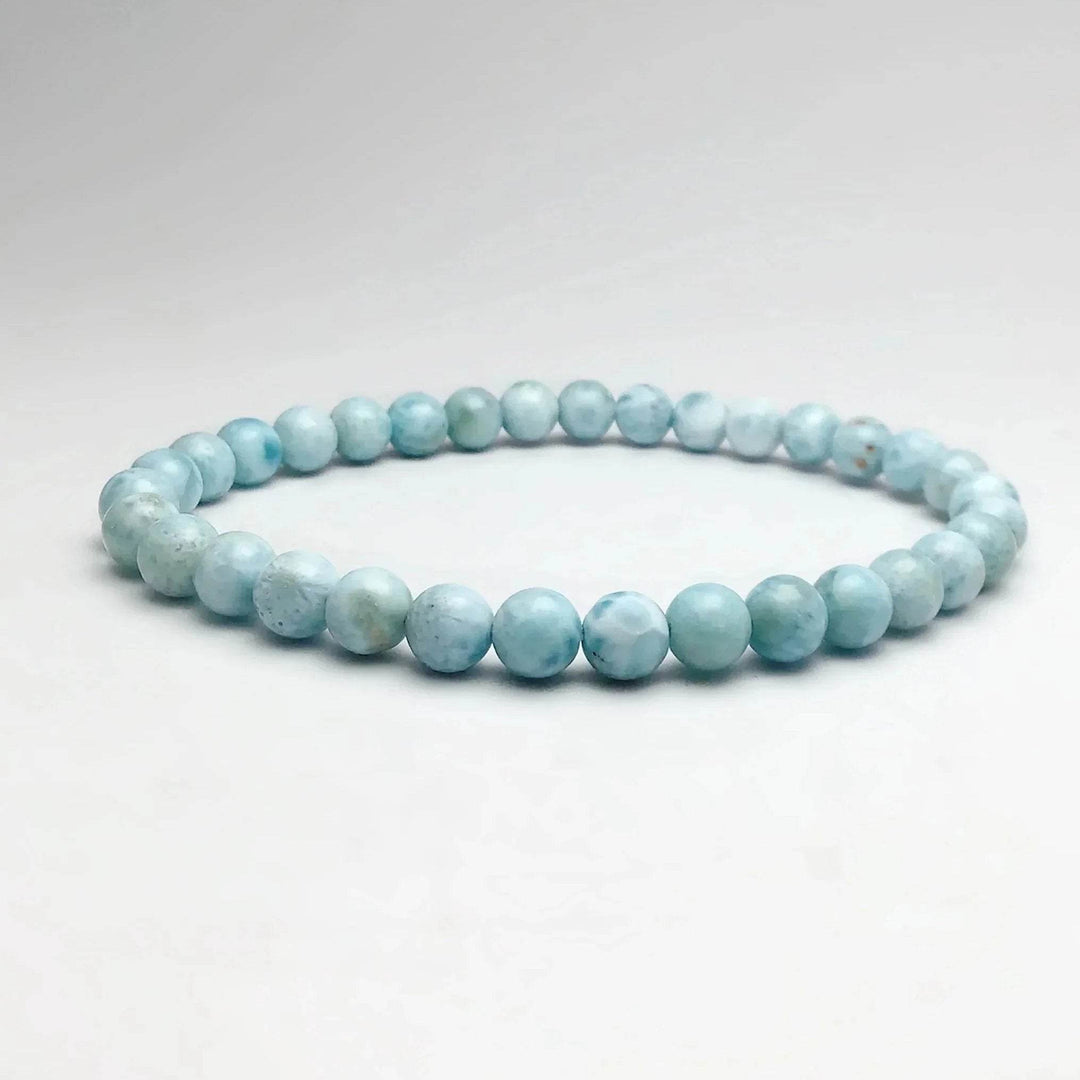 Larimar Beaded Bracelet - Rocks and Gems Canada