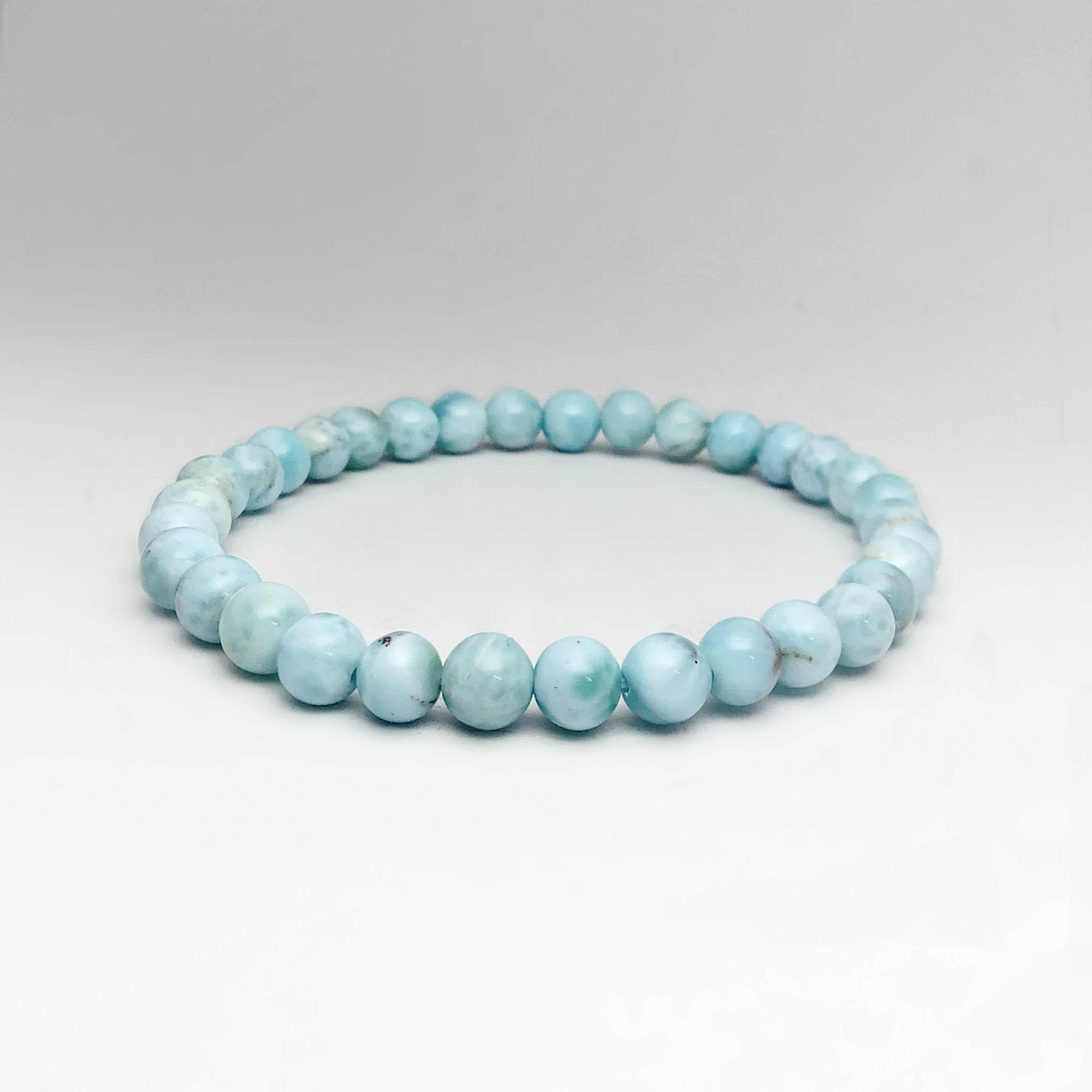 Larimar Beaded Bracelet - Rocks and Gems Canada