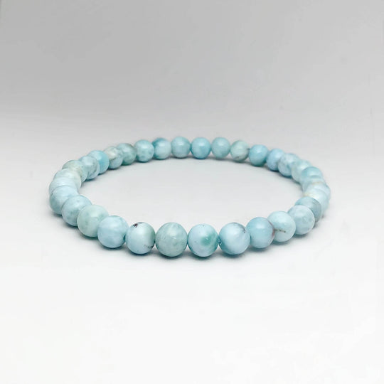 Larimar Beaded Bracelet - Rocks and Gems Canada