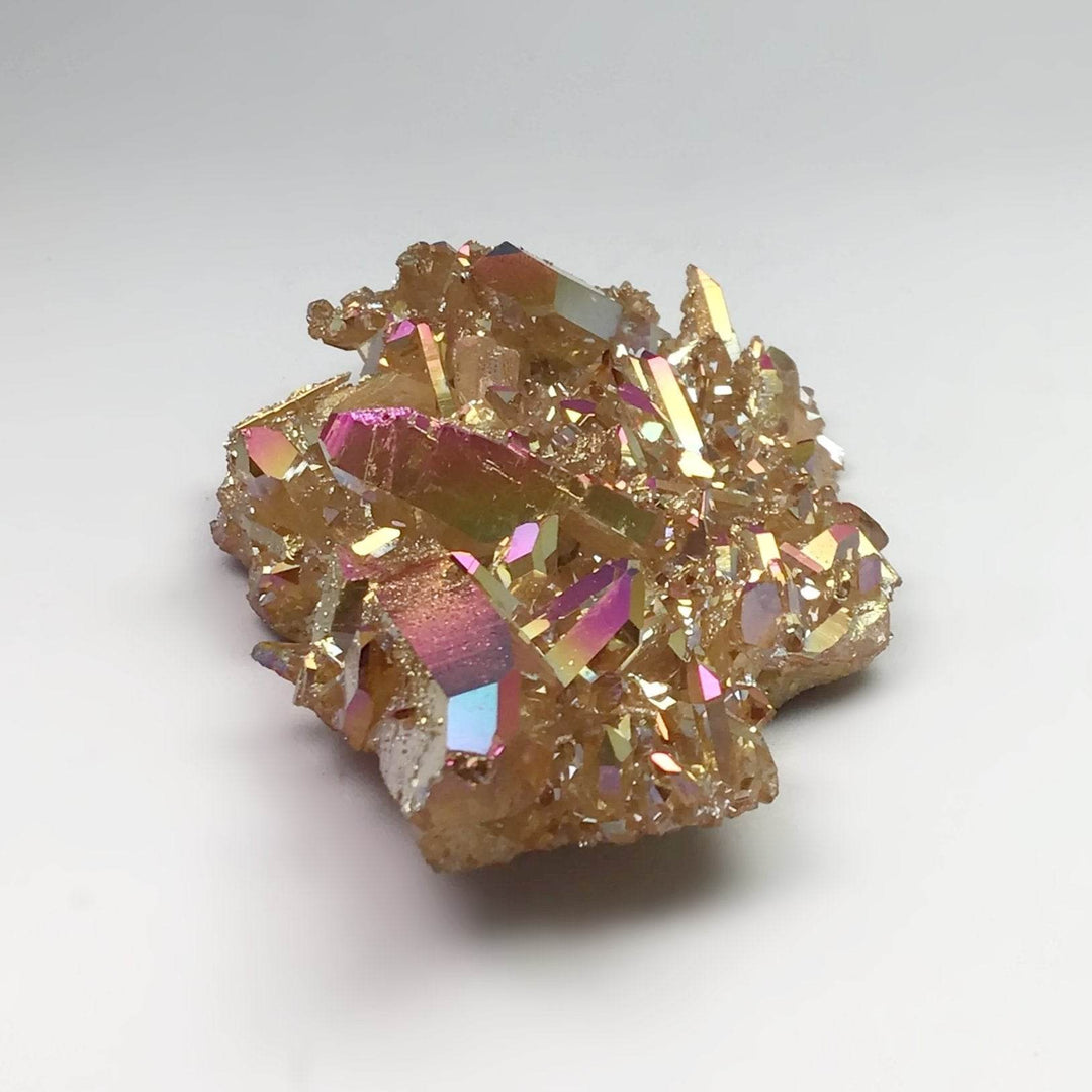 Sunset Aura Quartz Cluster - Rocks and Gems Canada