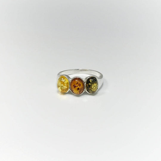 Mixed Amber Ring - Rocks and Gems Canada