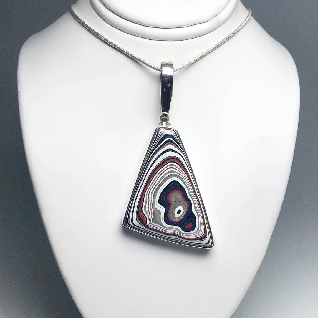 Fordite Pendant - Rocks and Gems Canada