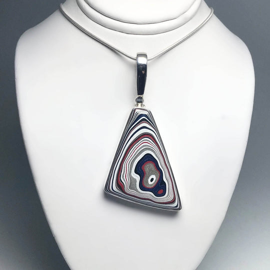 Fordite Pendant - Rocks and Gems Canada