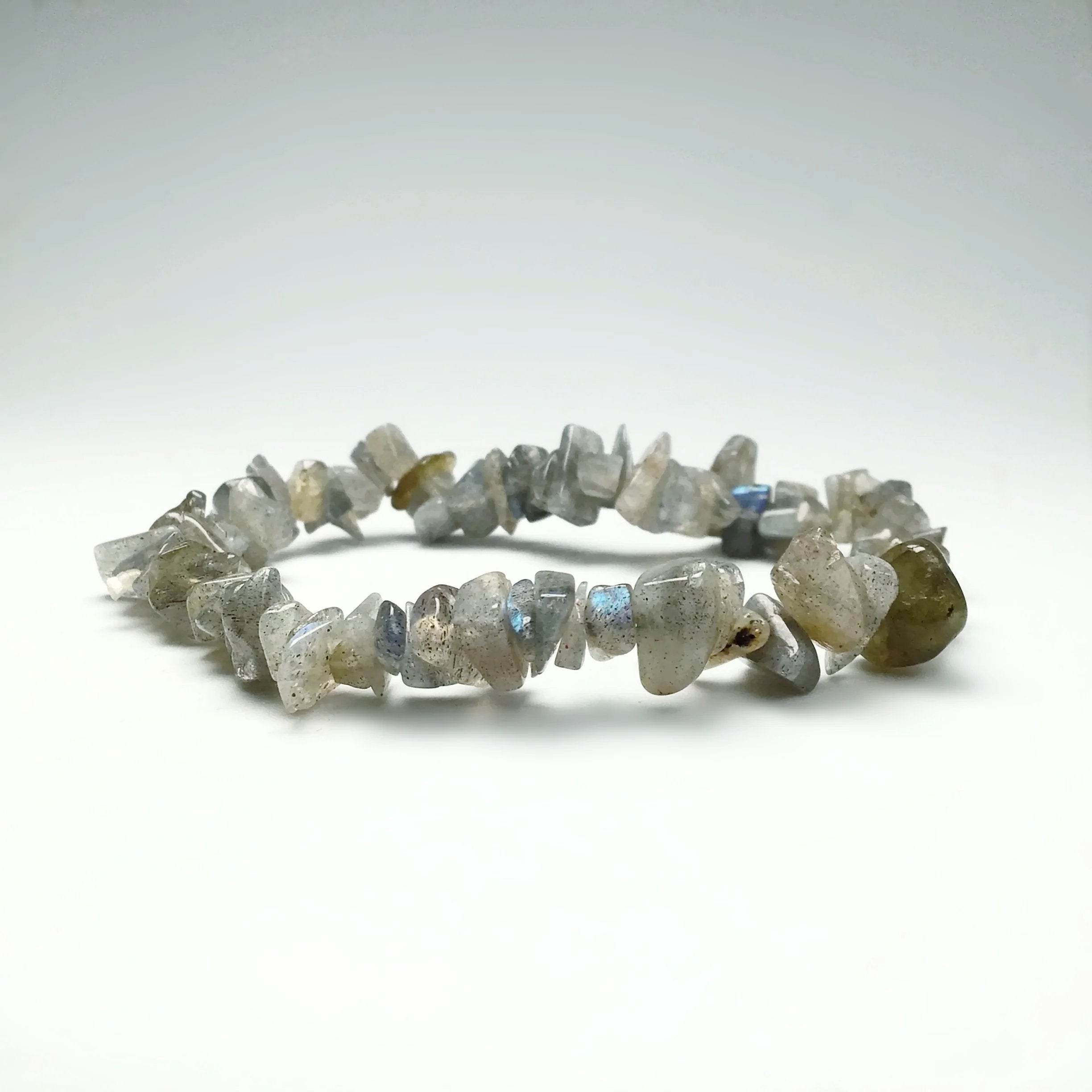 Labradorite Chip Beaded Bracelet - Rocks and Gems Canada