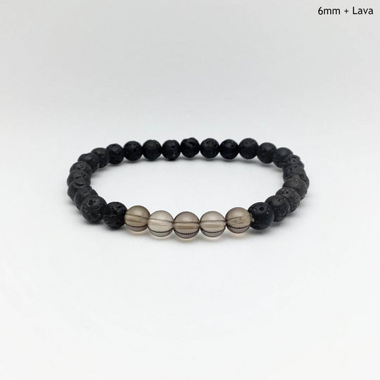 Smoky Quartz Beaded Bracelet - Rocks and Gems Canada
