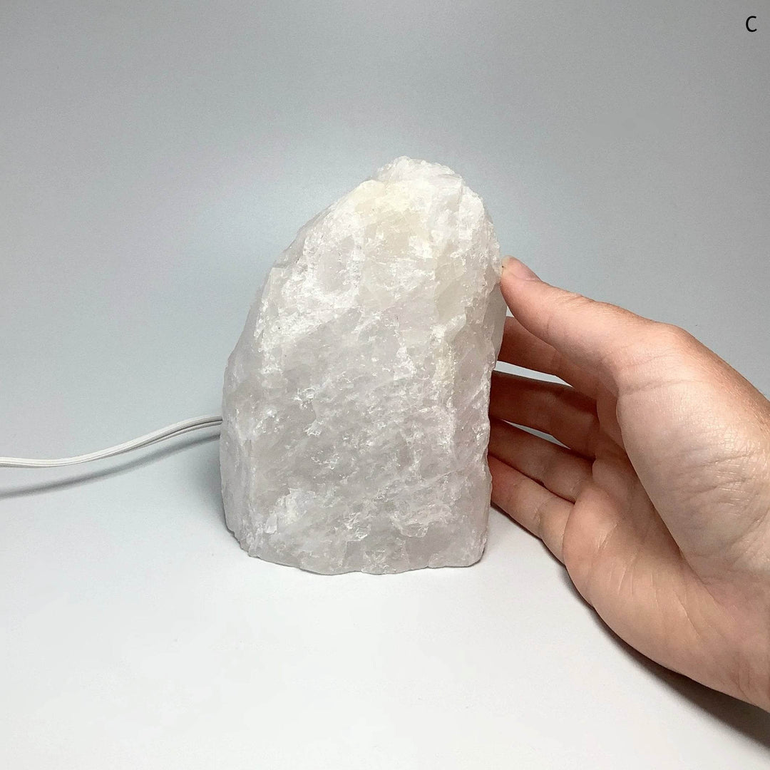 Rough Quartz Lamp - Rocks and Gems Canada
