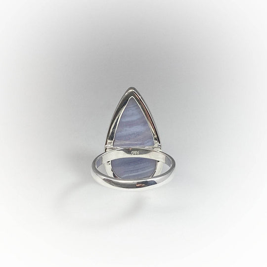 Blue Lace Agate Ring - Rocks and Gems Canada