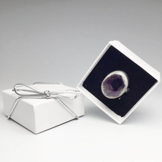 Trapiche Amethyst Ring - Rocks and Gems Canada