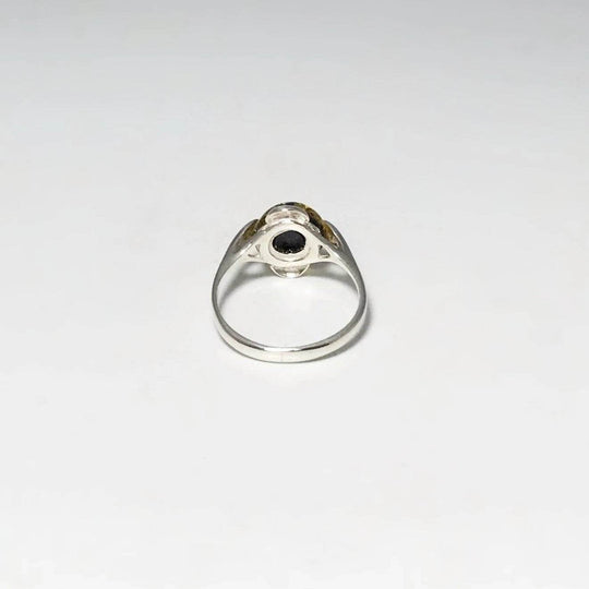 Green Amber Ring - Rocks and Gems Canada