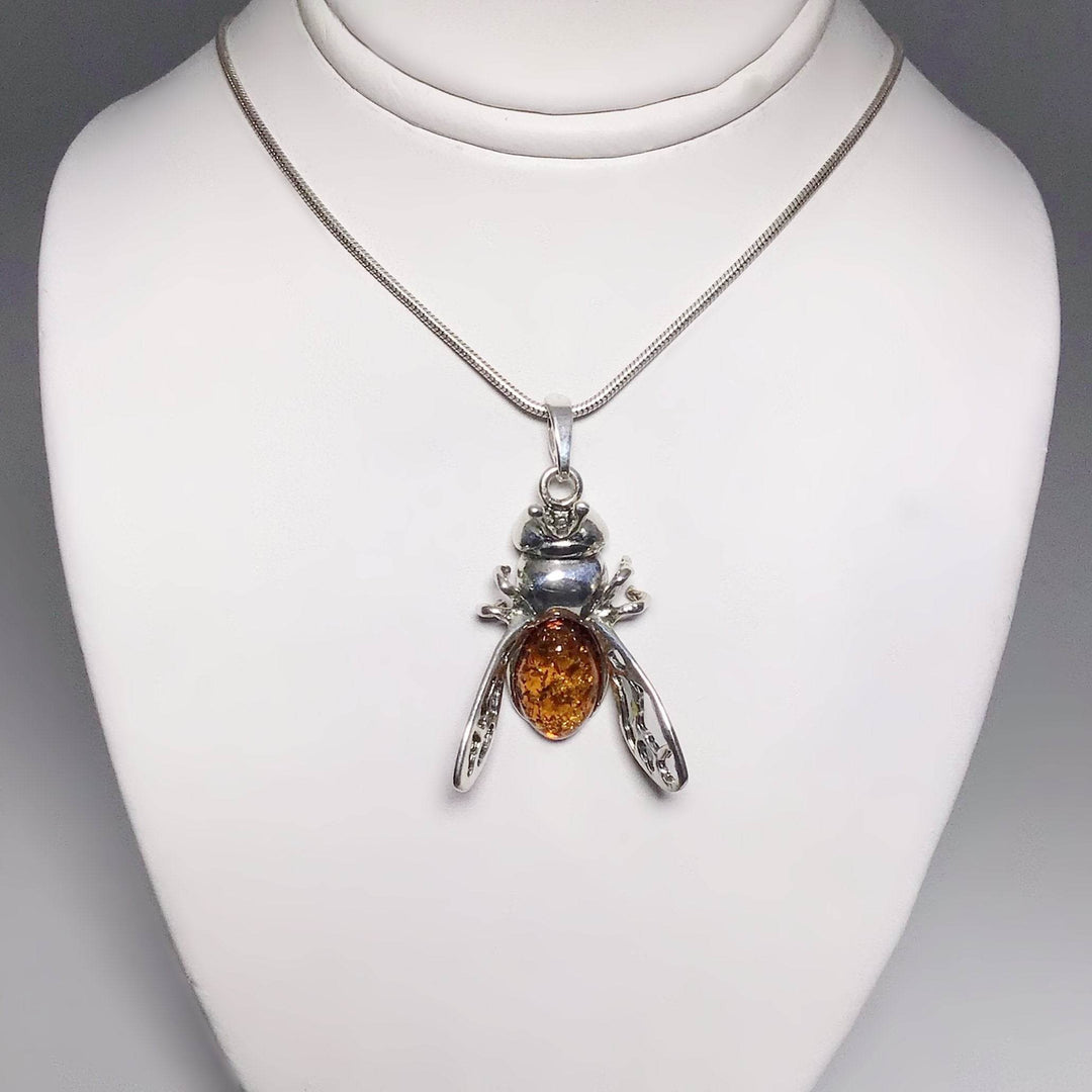 Cognac Amber Pendant - Rocks and Gems Canada