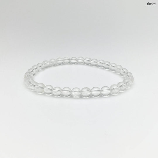 Clear Quartz Beaded Bracelet - Rocks and Gems Canada