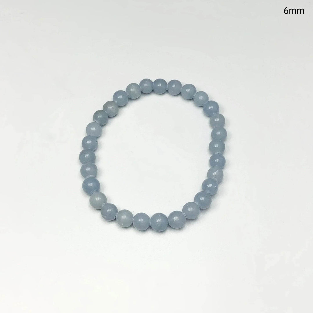 Angelite Beaded Bracelet - Rocks and Gems Canada