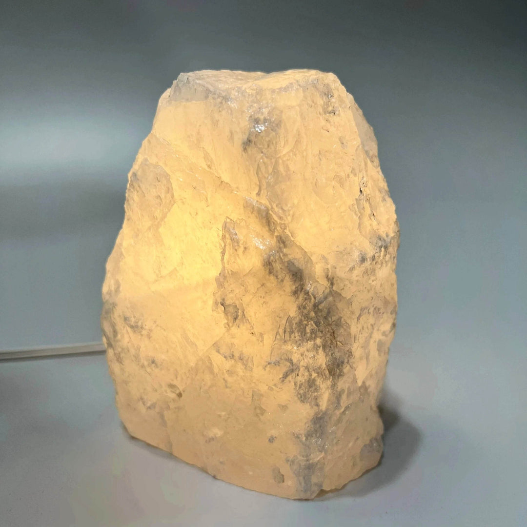 Rough Quartz Lamp - Rocks and Gems Canada