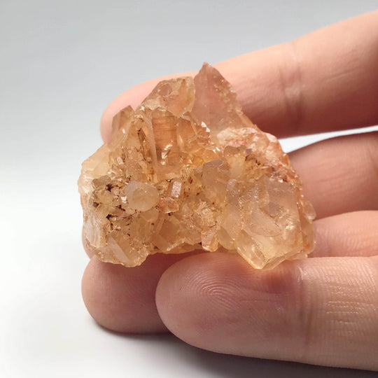 Tangerine Quartz Cluster - Rocks and Gems Canada