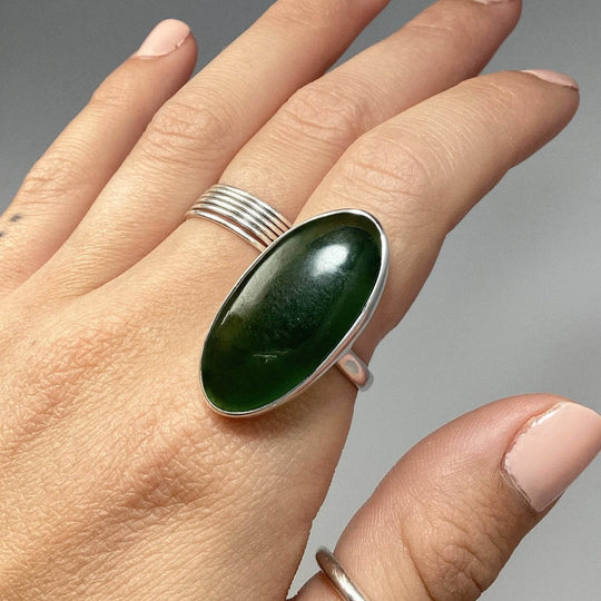 Canadian Jade Ring - Rocks and Gems Canada