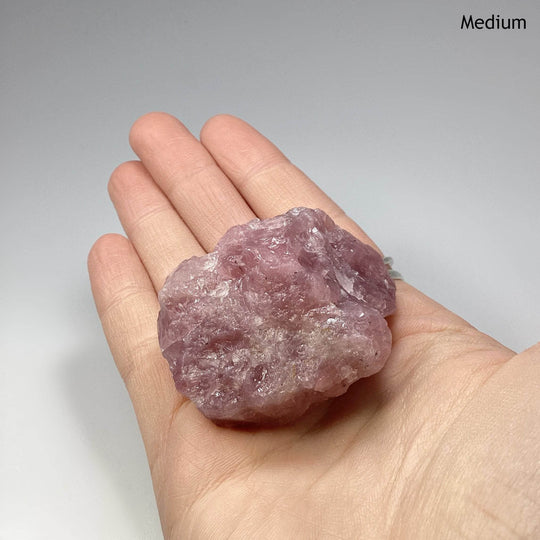 Guava Rose Quartz Rough Chunk - Rocks and Gems Canada