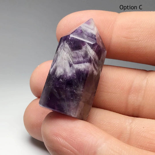 Chevron Amethyst Point - Rocks and Gems Canada