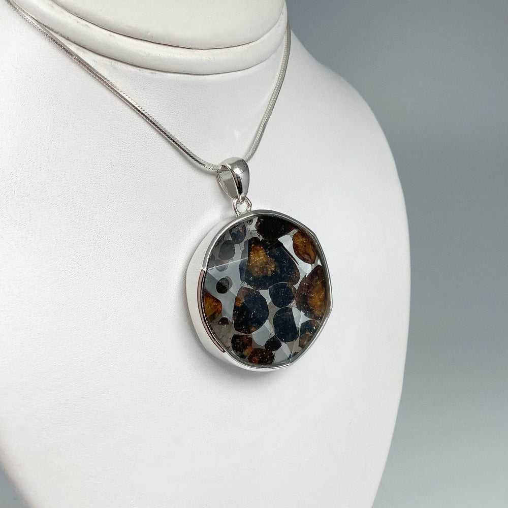 Sericho Meteorite Faceted Pendant - Rocks and Gems Canada