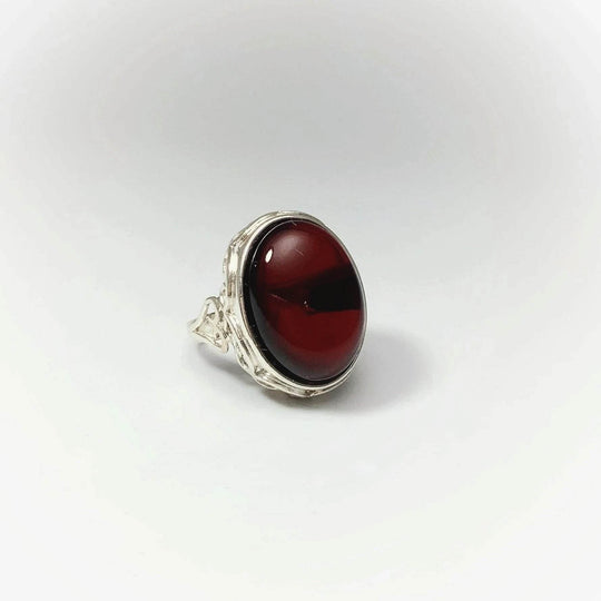 Cherry Amber Ring - Rocks and Gems Canada