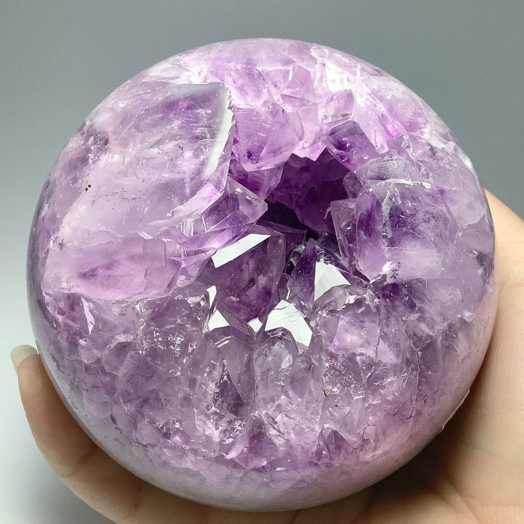 Amethyst Geode Sphere - Rocks and Gems Canada