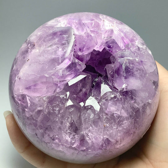 Amethyst Geode Sphere - Rocks and Gems Canada