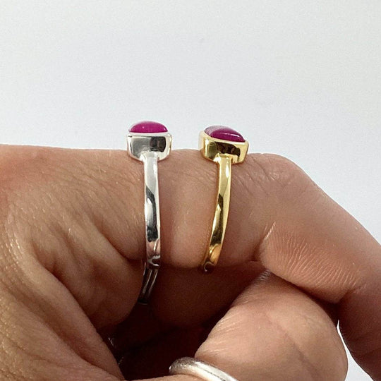 Pink Jade Ring - Rocks and Gems Canada