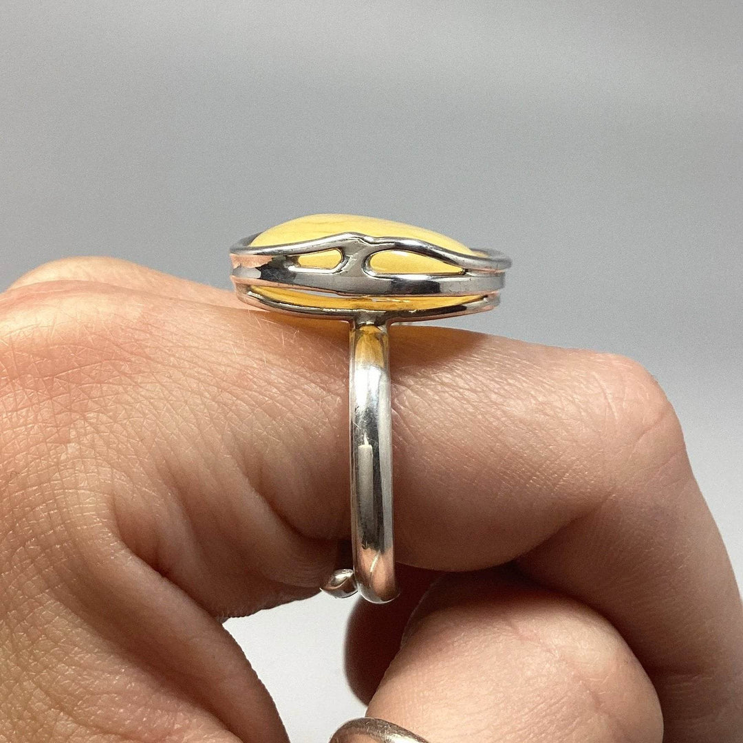 Butterscotch Amber Ring - Rocks and Gems Canada