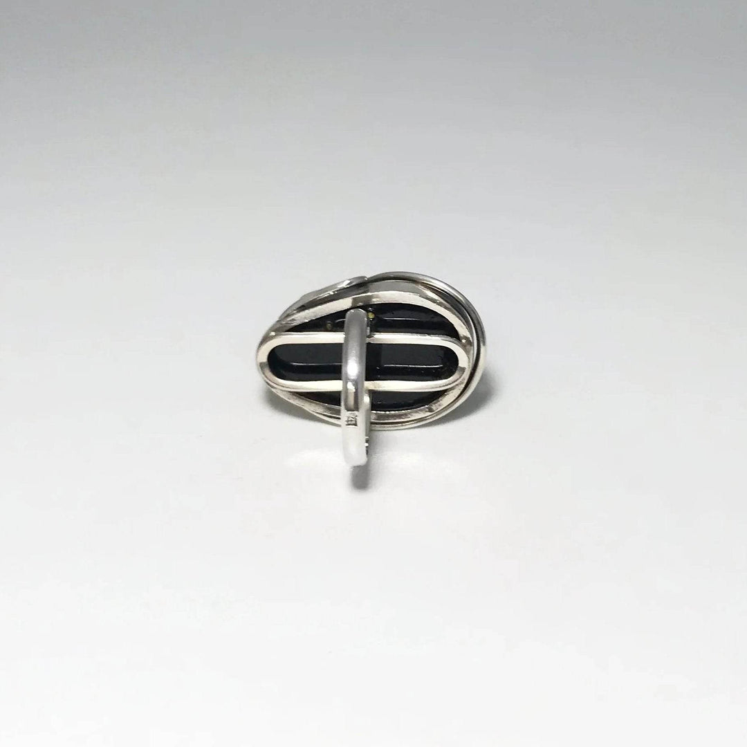 Green Amber Ring - Rocks and Gems Canada