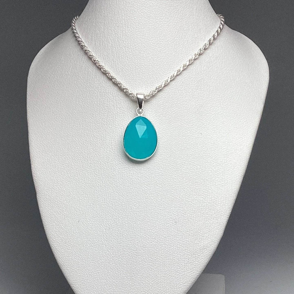 Paraiba Blue Onyx Pendant - Rocks and Gems Canada