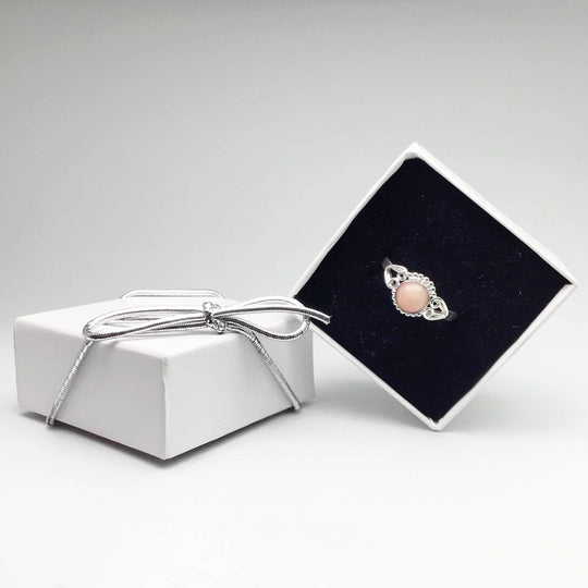 Pink Peruvian Opal Ring - Rocks and Gems Canada