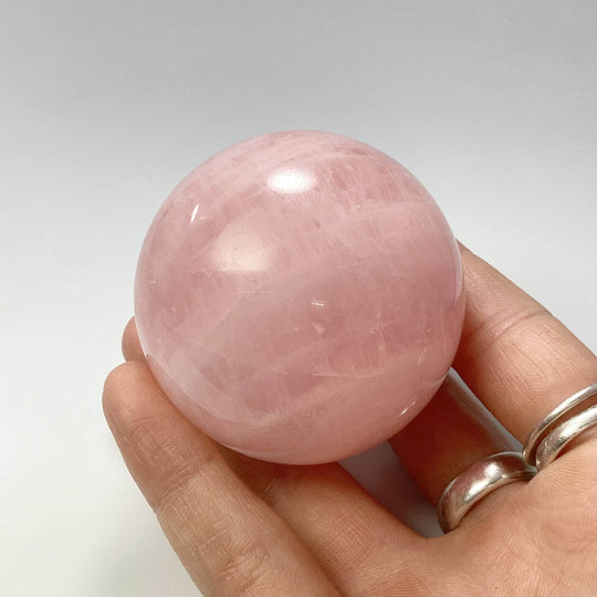 Rose Quartz Sphere - Rocks and Gems Canada