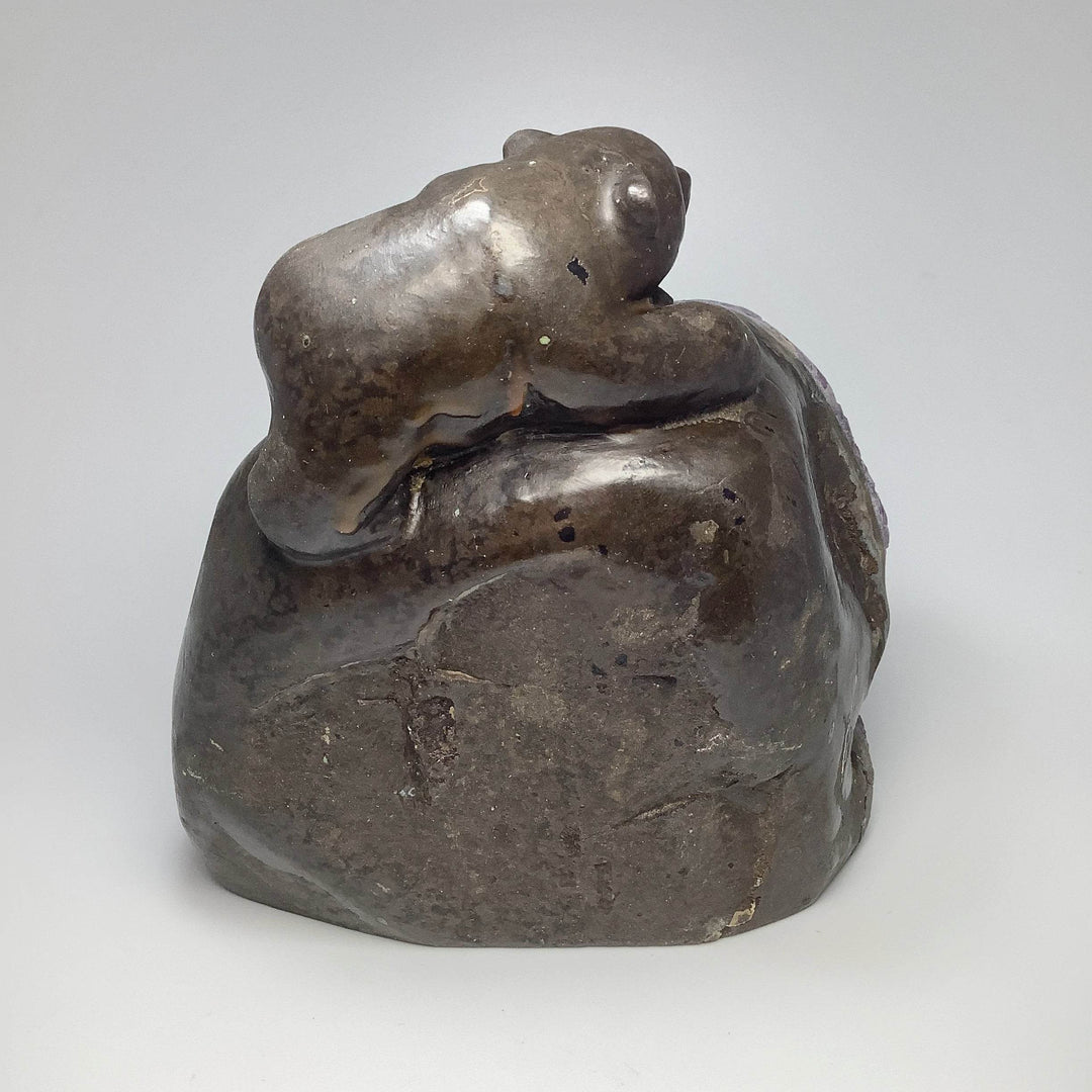 Amethyst Bear Carving - Rocks and Gems Canada