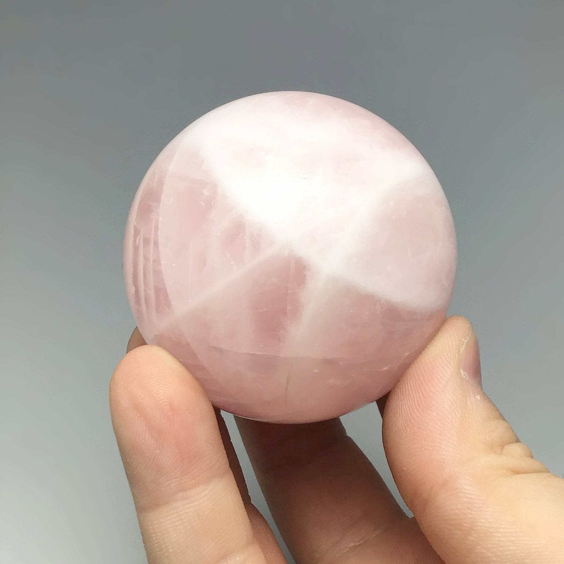 Rose Quartz Sphere - Rocks and Gems Canada