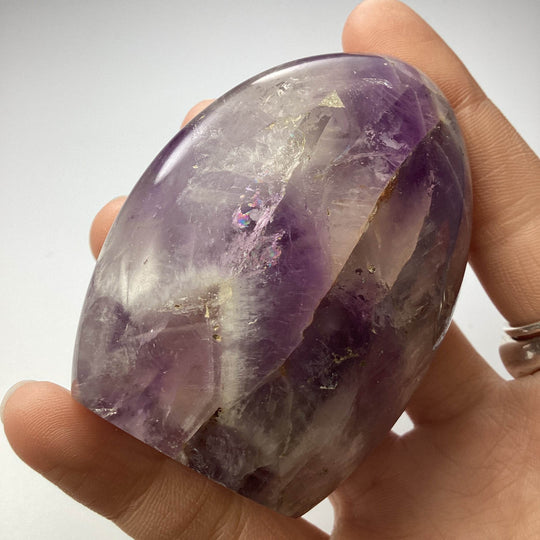 Chevron Amethyst Stand Up - Rocks and Gems Canada