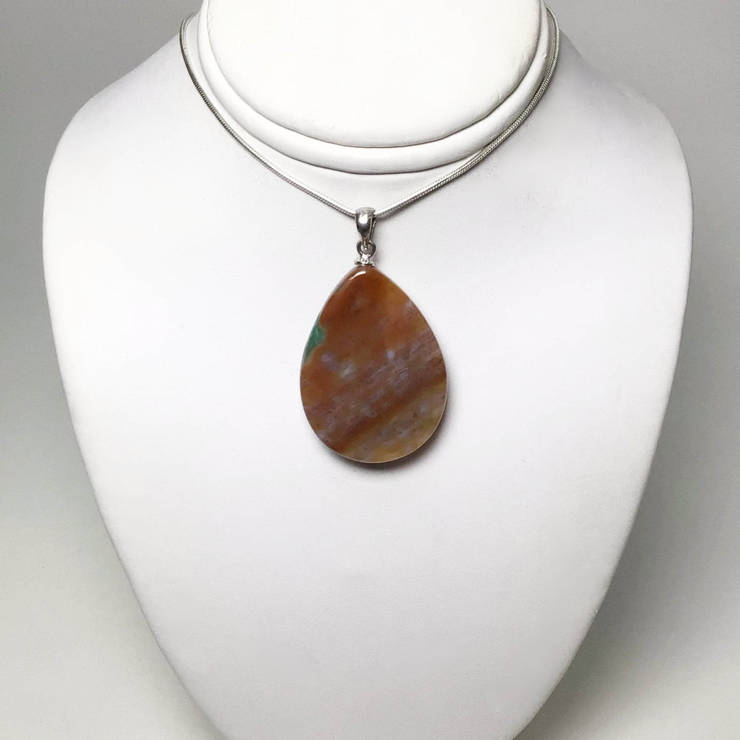 Ocean Jasper Pendant - Rocks and Gems Canada