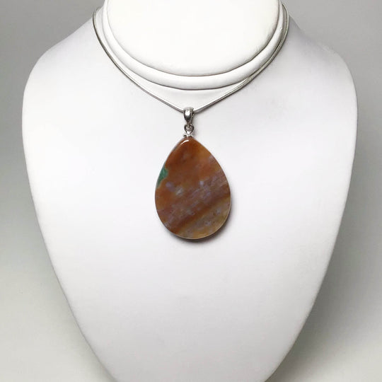 Ocean Jasper Pendant - Rocks and Gems Canada
