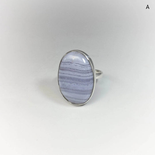 Blue Lace Agate Ring - Rocks and Gems Canada