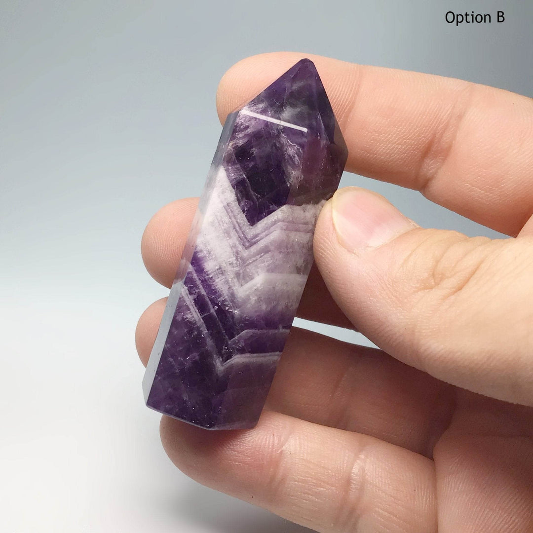 Chevron Amethyst Point - Rocks and Gems Canada