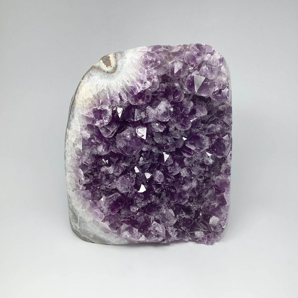 Amethyst Druze Cluster Large Stand Up - Rocks and Gems Canada