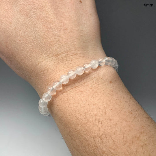 Girasol Milky Quartz Beaded Bracelet - Rocks and Gems Canada