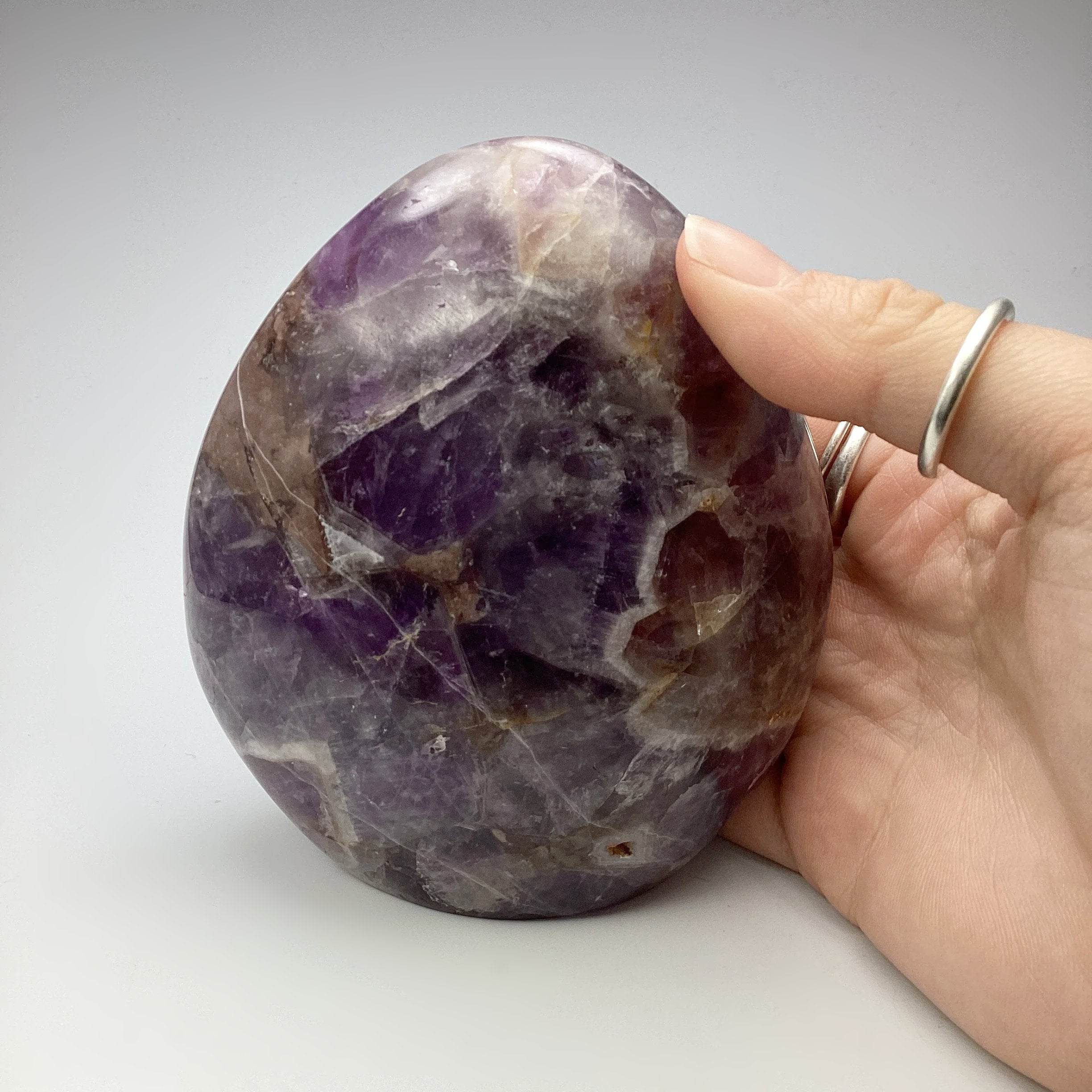 Chevron Amethyst Stand Up - Rocks and Gems Canada